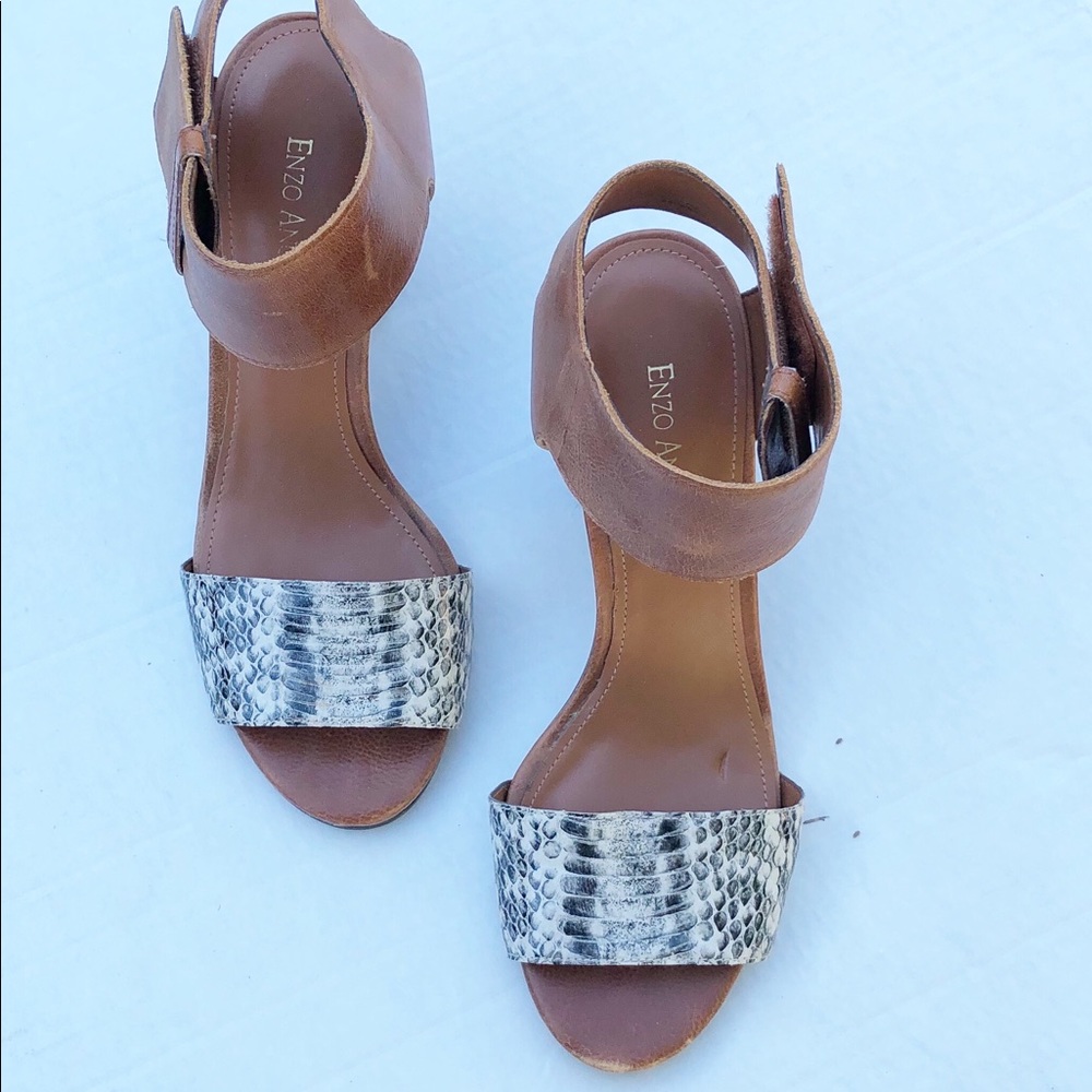 Enzo Angiolini shoes women’s snake skin  sz 7.